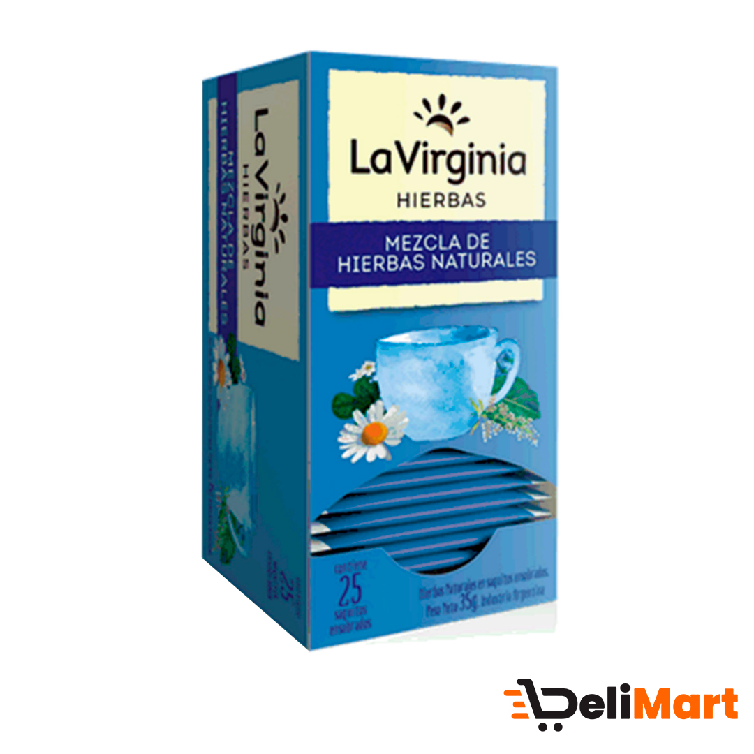 Te Mezcla De Hierbas Naturales La Virginia 25 Saq