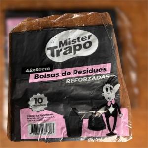 Bolsa de Residuos Reforzadas Mr Trapo 45x60 10 Unidades