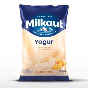 Yogur Bebible Entero Durazno Milkaut 900 Gr