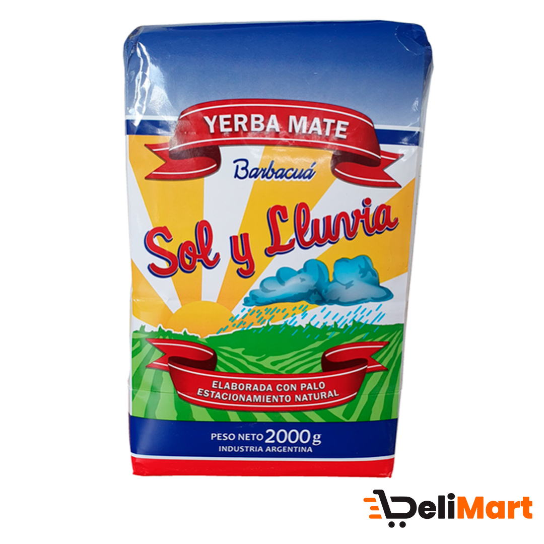 Yerba Mate Barbacua Sol Y Lluvia 2 Kg