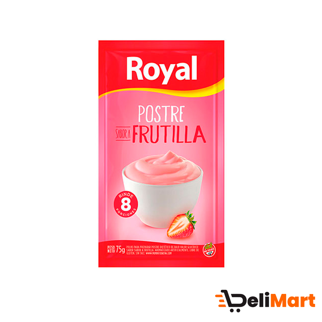 Postre Royal Frutilla 75 G