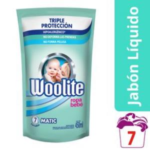 Jabón Líquido Ropa Woolite Bebé Repuesto 450 Ml