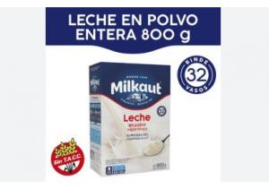 Leche En Polvo Entero Milkaut 800 Gr