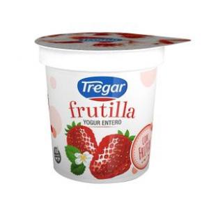 * Yogur Entero C/Fruta Frutilla Tregar 160 Gr