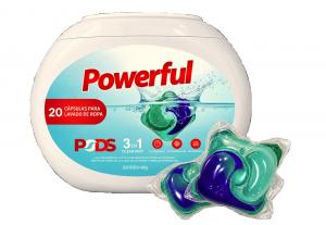 Capsulas para lavado de Ropa Powerful x20 Und