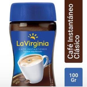 Café Instantáneo La Virginia Clásico 100 Gr