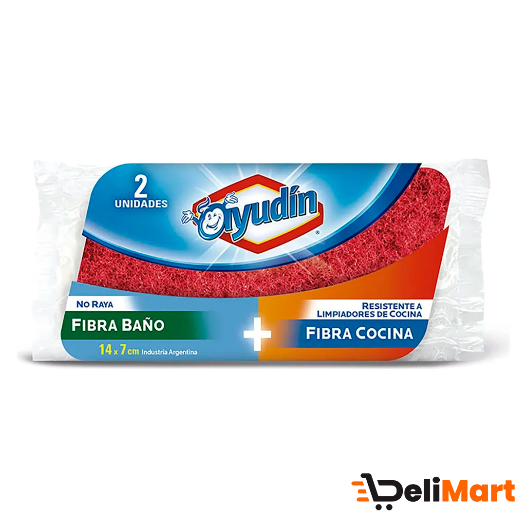 Fibra Ayudín Para Baño Y Cocina 2 Un