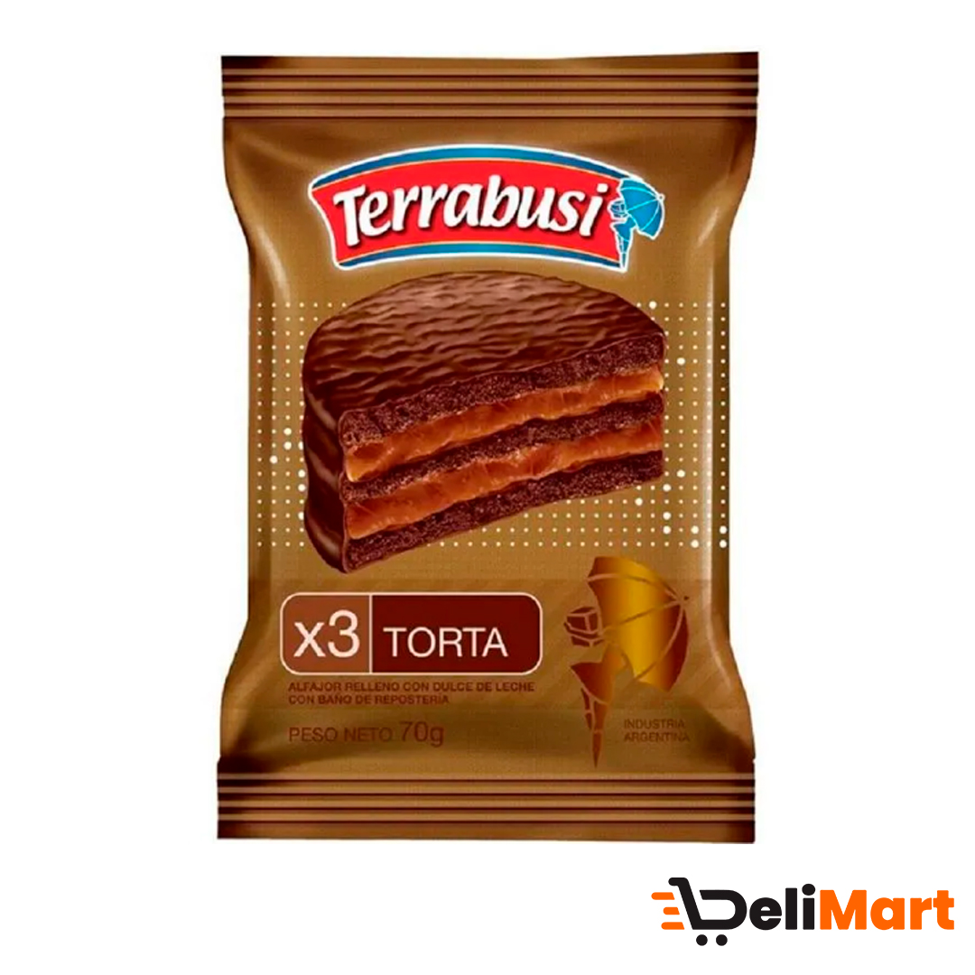 Alfajor Triple Chocolate Torta 70 Gr