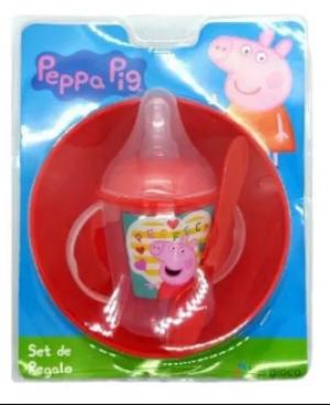 Set de Cuenco más Vaso Tomatetina Peppa Pig