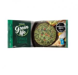 Medallones Veggies Green Life Espinaca Pimientos 380 Gr