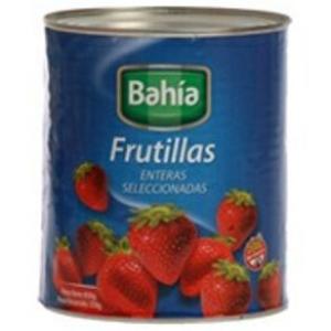 Conserva De Fruta Frutillas Seleccionadas Bahía Enteras 850 Gr