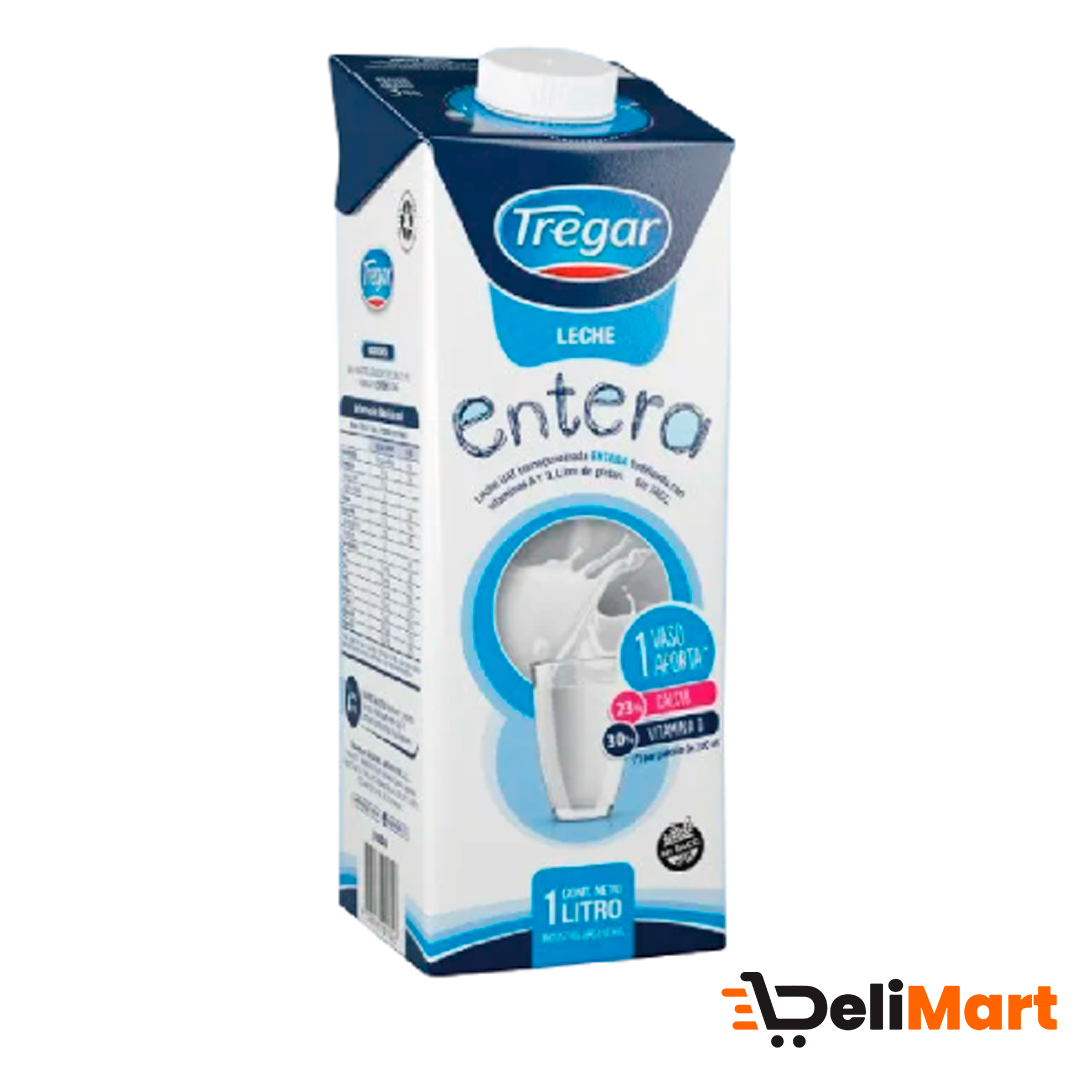 Leche Entera Uat Tregar 1lt