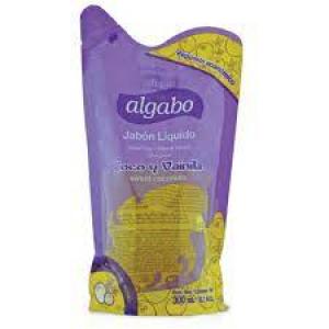 Repuesto Jabon Liquido Algabo Coco Y Vainilla 300 ML