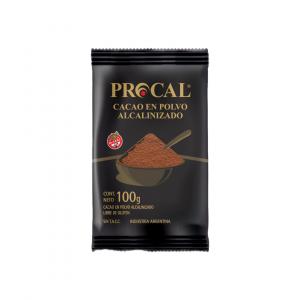 Cacao Amargo en Polvo Procal X100 Gr Sin Tacc