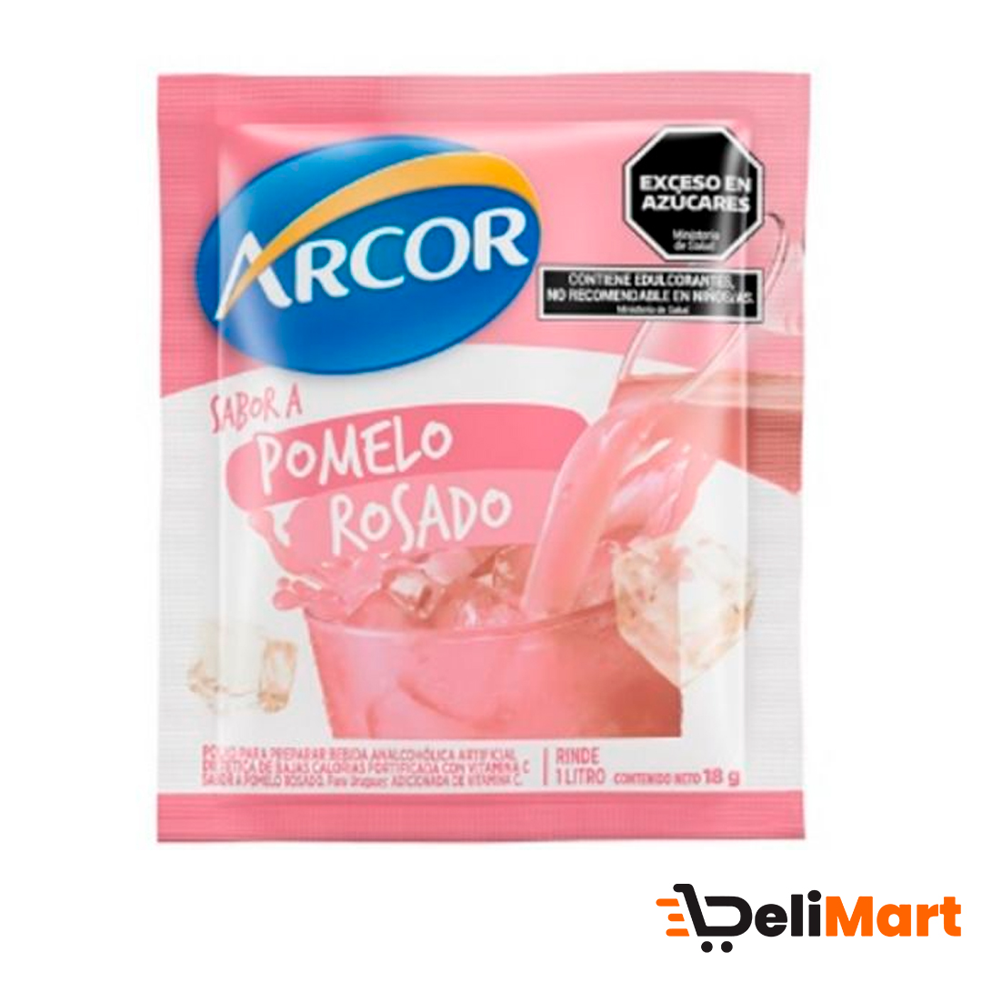 Jugo En Polvo Arcor Pomelo Rosado 15 Gr