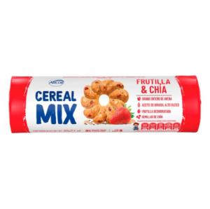 Galletitas Cereal Mix Frutilla y Chia 207 Gr