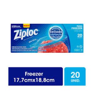 Bolsa Ziploc Para Freezer Mediana x 20 u