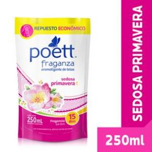 Aromatizante De Tela Fraganza Sedosa Primavera Repuesto Poett X 250 Ml