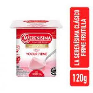 Yogur Firme Frutilla  La serenisima 120 Gr