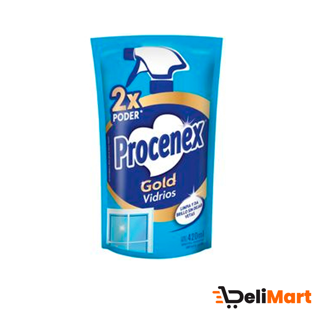 Limpia Vidrios Procenex Repuesto Económico  420 Ml