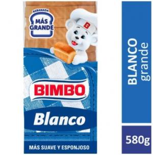* Pan Lactal Blanco Bimbo 580g