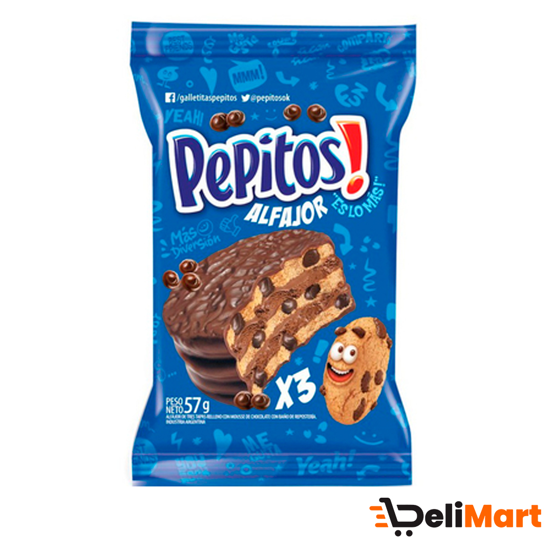 Alfajor Triple Pepitos 57 Gr