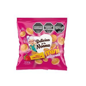 Galletitas rellenas Delicias de la Nonna x160g Frutilla