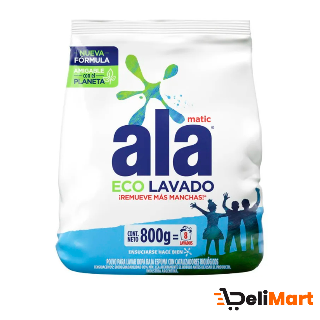 Jabon En Polvo Ala Matic 800 Gr