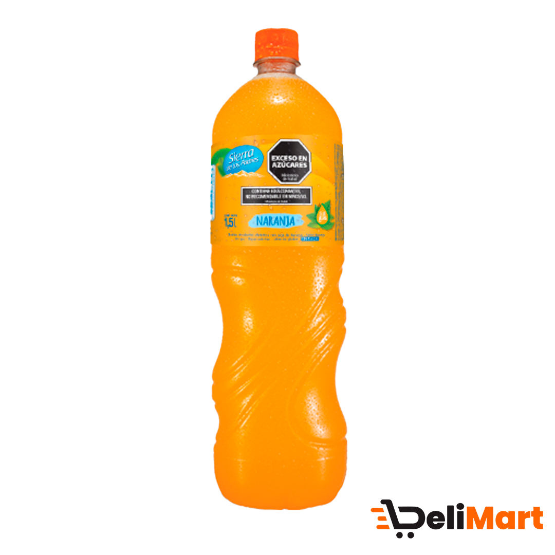 Agua Saborizada Sierra De Los Padres Naranja 1.5 Lt