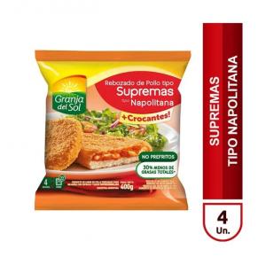 Supremas de Pollo Congeladas Granja Del Sol con Napolitana X400g