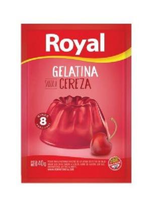 Gelatina Regular Cereza Royal 25 Gr