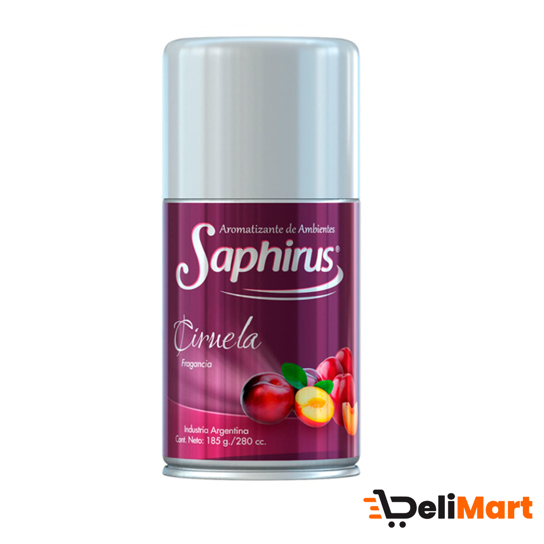 Aromatizante Saphirus Fragancia Ciruela 185 Gr