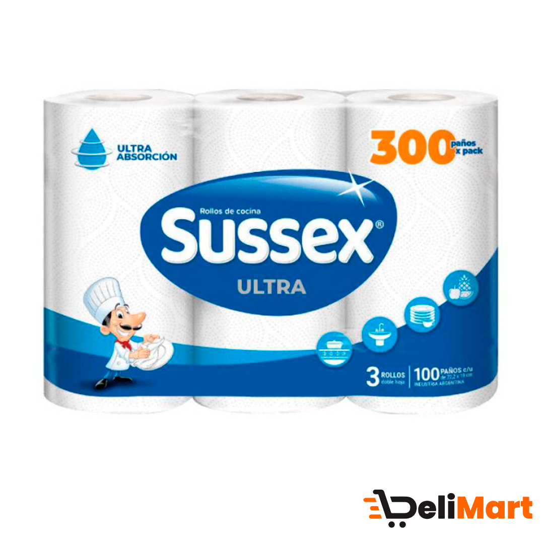 Rollo de Cocina Sussex Ultra 3 x 100