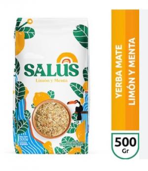 Yerba Mate Salus Limon y Menta 500 Gr