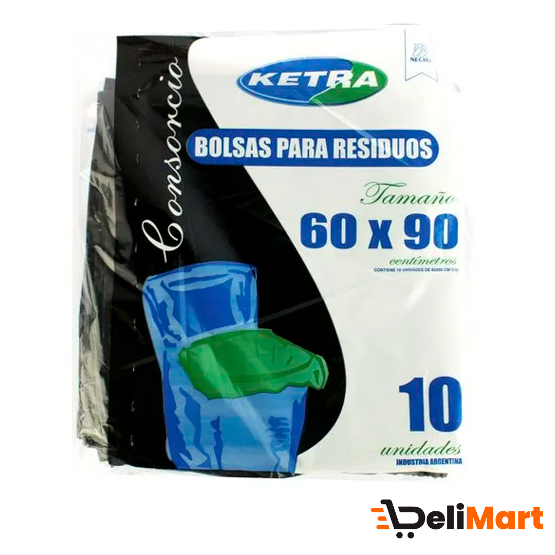 Bolsa de Residuos consorcio plana Ketra 60X90 10Und