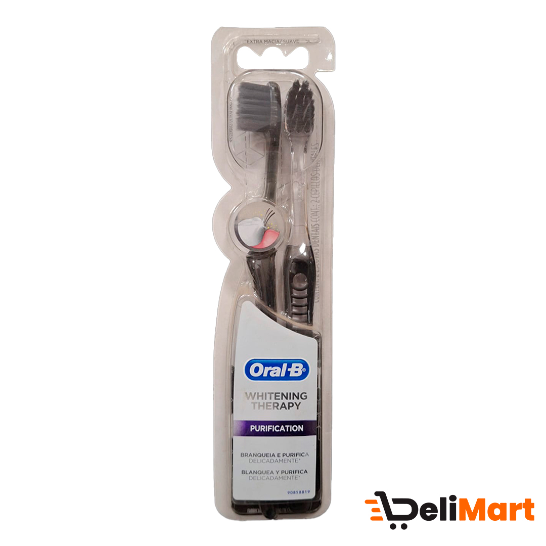 Cepillos Dentales Oral-B Whitening Therapy Purification Suave 2 Un