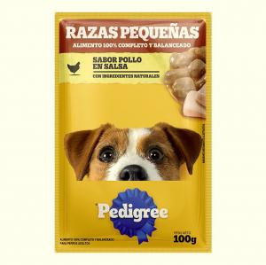 Alimento Perro Razas Pequeña Pollo Pedigree 100 Gr