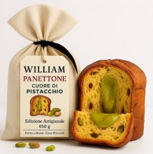 Panetonne William Corazón de Pistacho x 700 gr