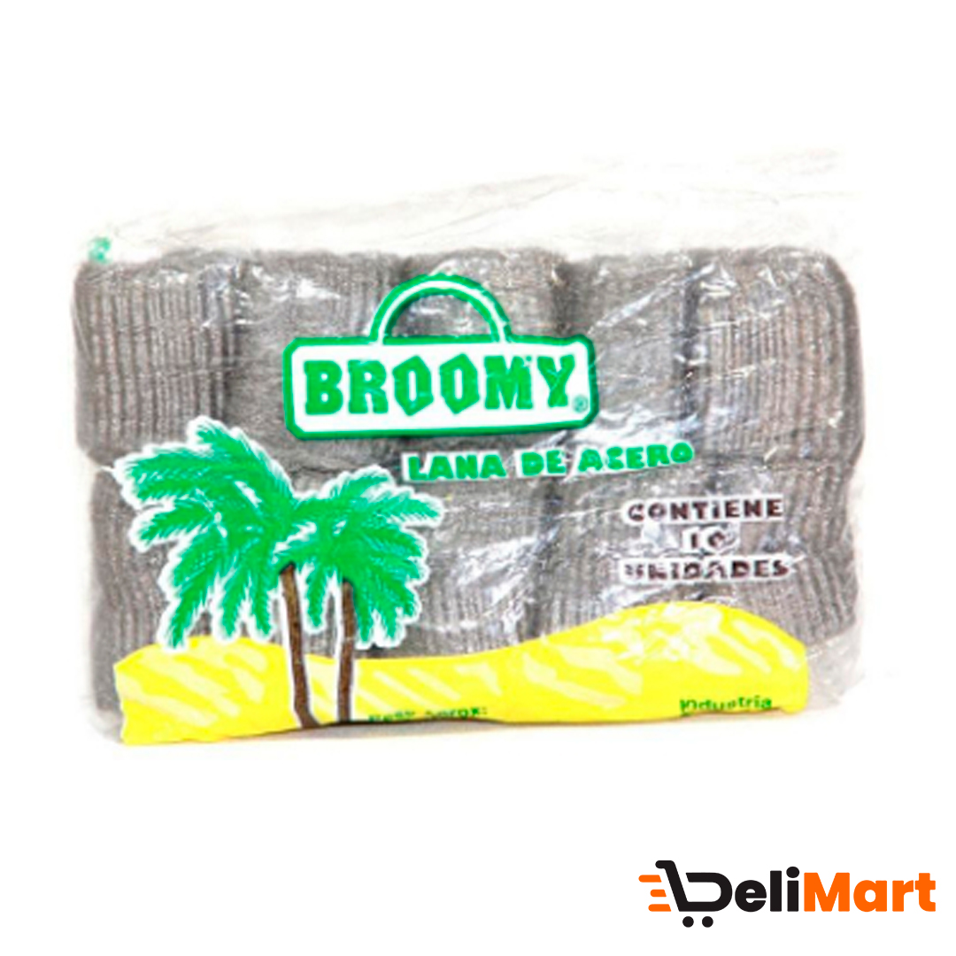 Lana de Acero Broomy 10 Unidades