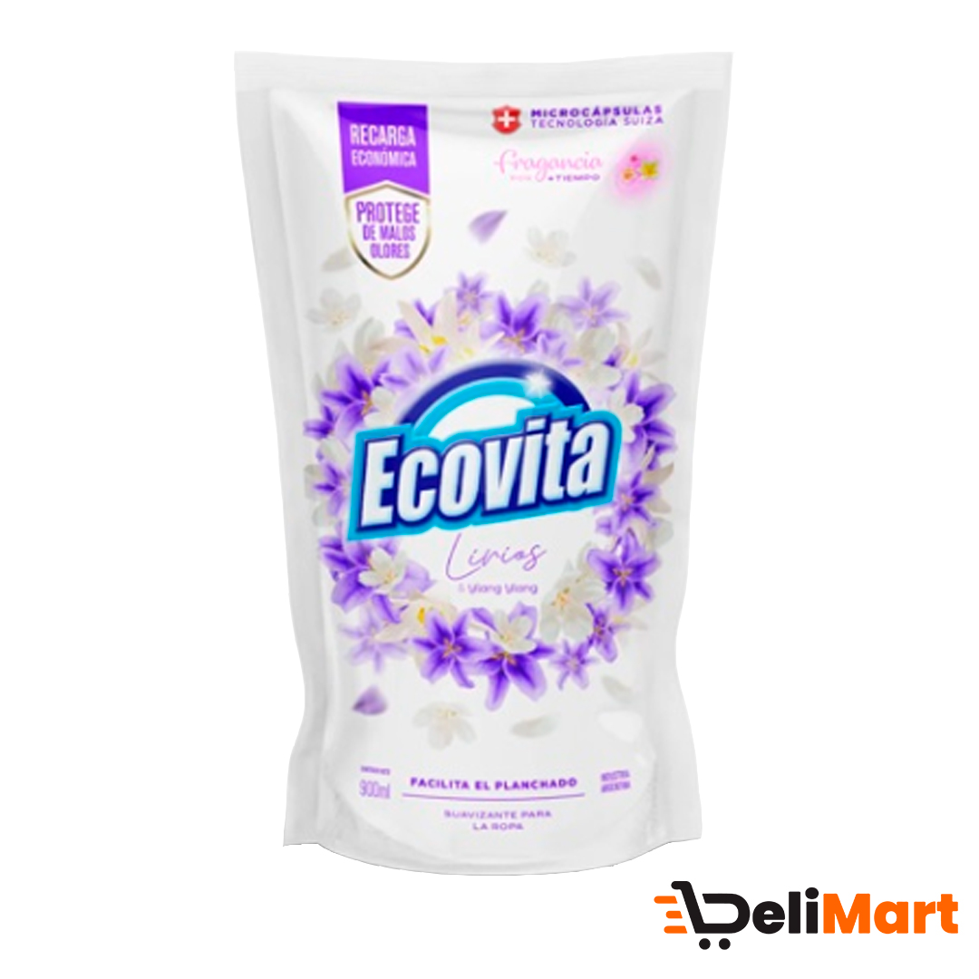 Suavizante para Ropa Ecovita Lirios y Ylang Ylang 900 ML