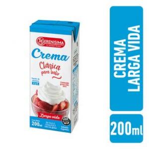 Crema De Leche La Serenisima Uat 200cc