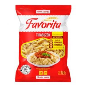 Fideos Tirabuzon Favorita 500 Gr