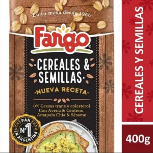 Pan Cereal y Semillas Fargo 400 Gr