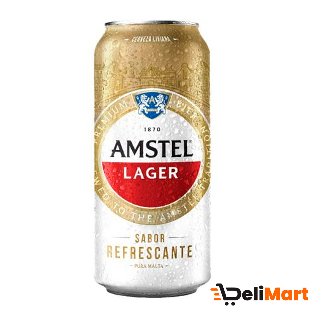 Cerveza Rubia Amstel Lager 473 Cc