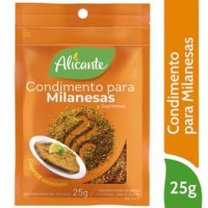 Condimento Para Milanesas Alicante 25 Gr