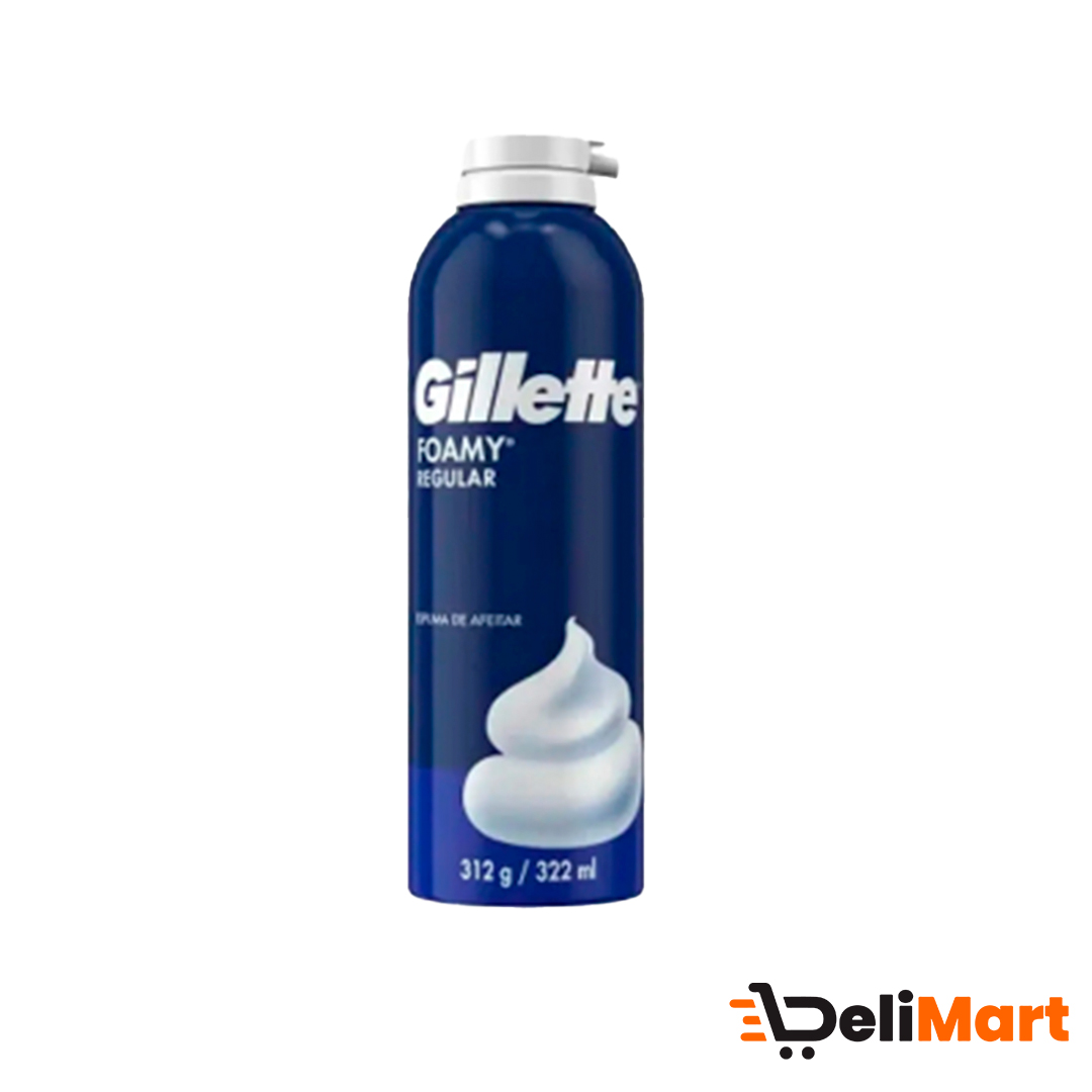 Espuma De Afeitar Foamy Regular Gillette 312gr