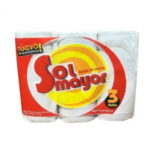 Rollo de Cocina Sol Mayor  3 Rollos