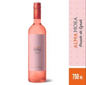 Vino Rosado de Syrah Alma Mora 750 Cc