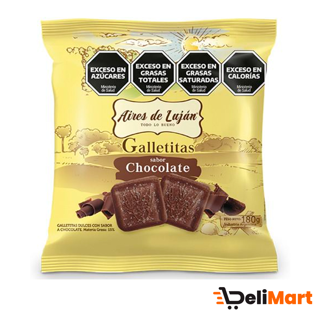 Galletitas Aires de Lujan X180Gr chocolate