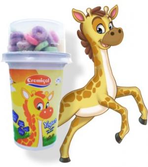 * Yogur entero con anillos frutales Cremigal x 150 gr